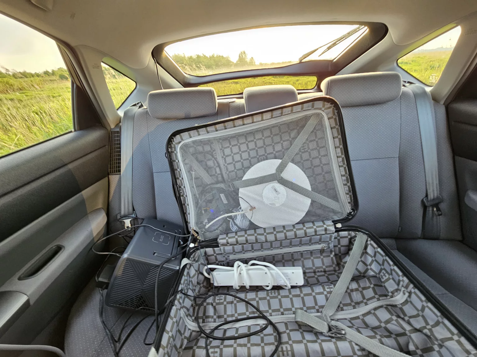 Network cabinet on site