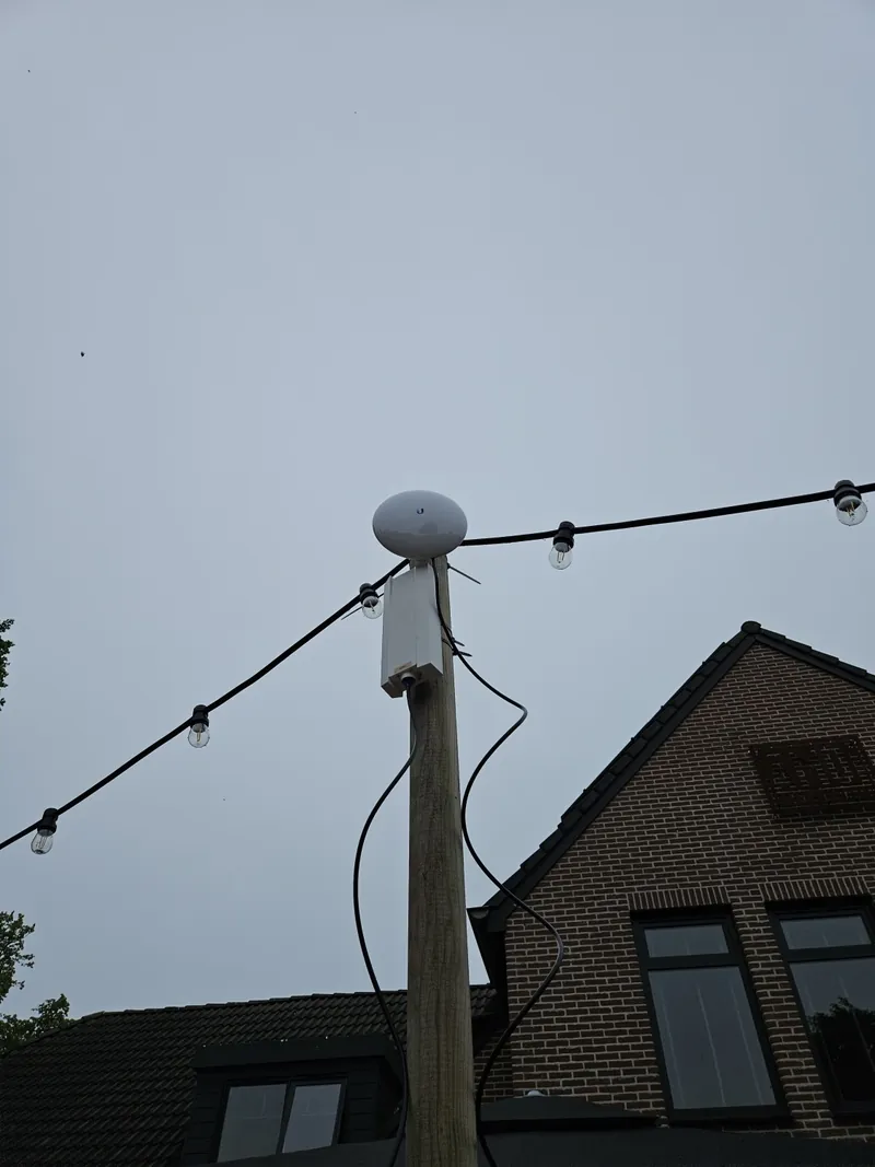 Live wifi-dekking op het event